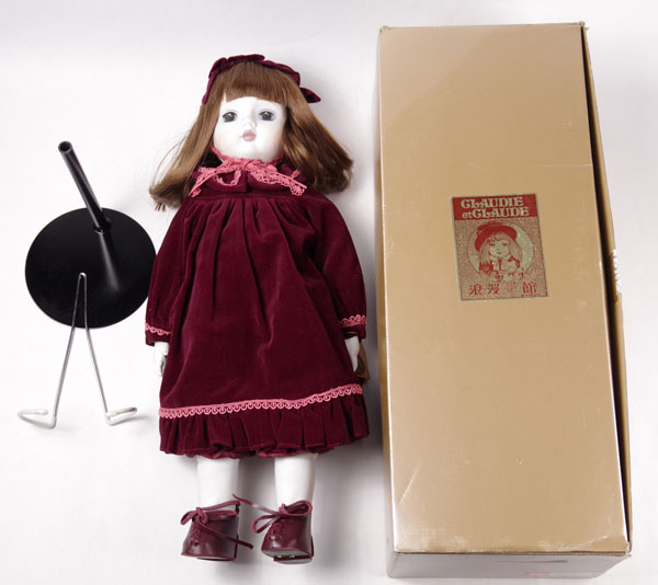 SANKYO 浪漫館 CLAUDIE et CLAUDE オルゴール人形 未使用品(ビスク