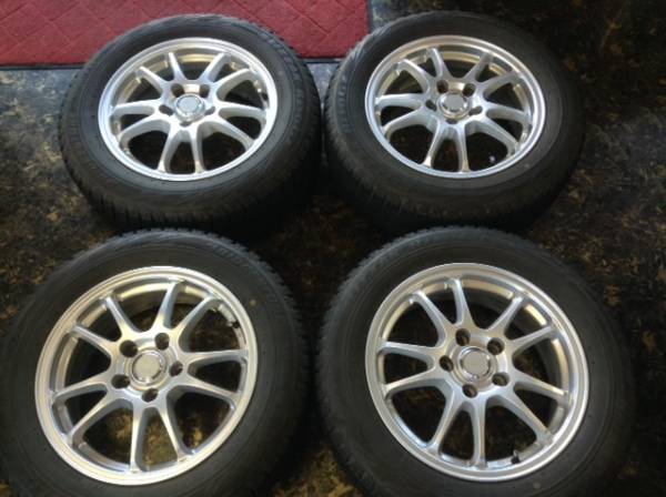 プリウスα SAI BS ECO FORME 16X6.5J REVO GZ 205/60R16 4本 エコ