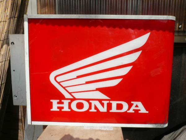 送料込み☆ホンダ　ウイングマーク　看板 ホンダのウイング看板 取り付けて使用しておりました 【公式通販】