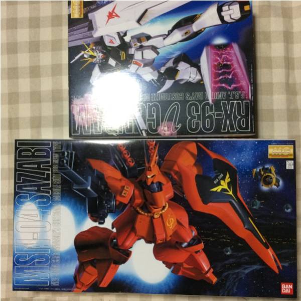 未組立ガンプラ MG ニューガンダム サザビー 2個セット