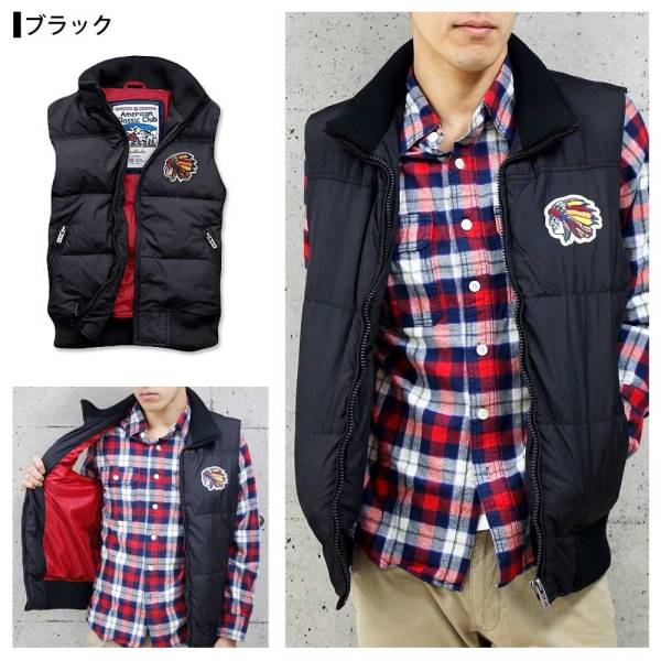 カリホリ『Cali Holi』』002/ダウンベスト/ブラック/S