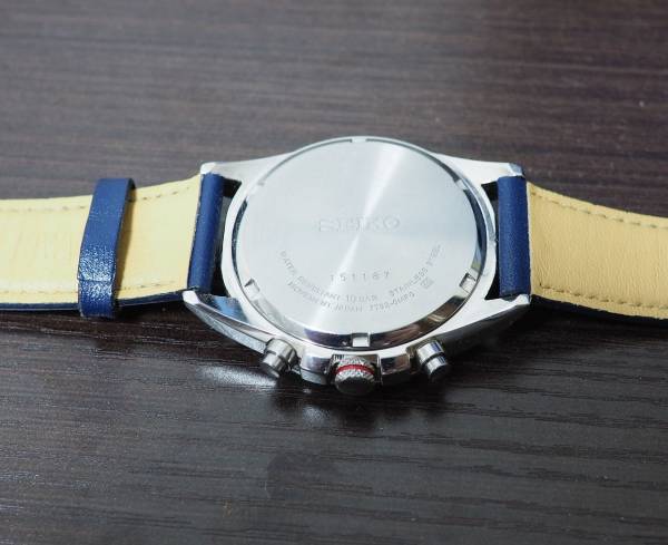 SEIKO 海外モデル 7T92-0MF0 革ベルト 中古