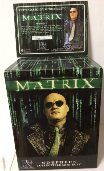 Matrix モーフィアス様 セット（未開封） Matrix マトリックス ミニ バスト モーフィアス フィギュア(SF
