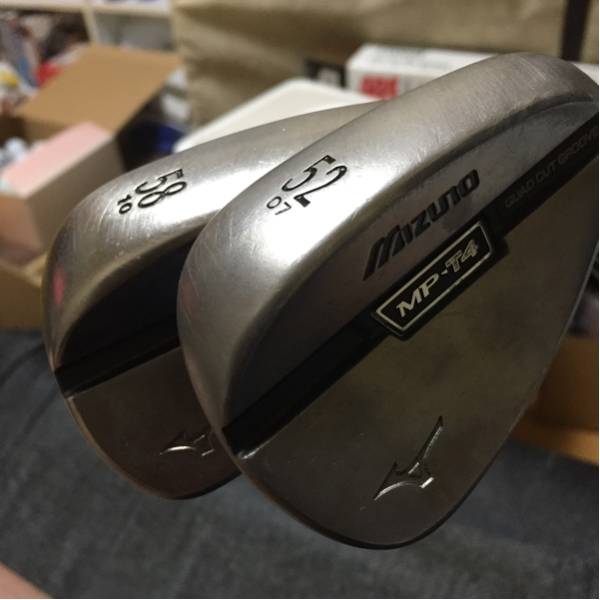 ゴルフ Mizuno MP-T4 52° 58° ウェッジ 2本セット