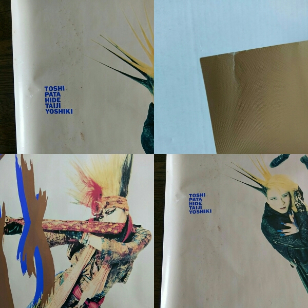 X JAPAN BLUE BLOOD 特大ポスター エックス YOSHIKI HIDE (X JAPAN