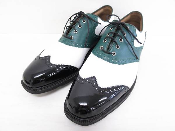 美品☆フットジョイ アイコンシールドチップ シューズ al1612b