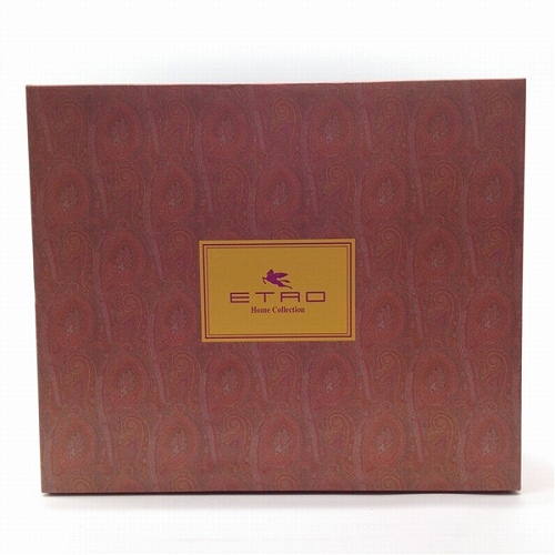 中古 ETRO エトロ 羽毛肌掛けふとん 布団 ペイズリー柄 ゴールド(その他)
