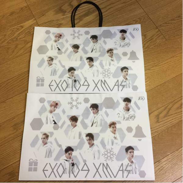 EXO 限定ショッパー 2枚セット 折り曲げずに発送