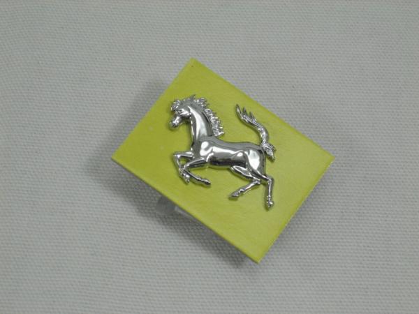 フェラーリタイプ　跳ね馬メッキエンブレム　小　送料 82円 ①_1