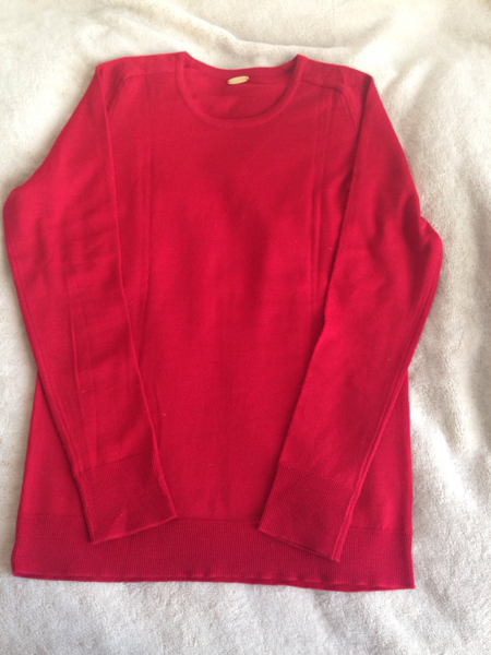 ☆ユーズド☆ ドゥーズィーエムクラス 定番ニット 赤