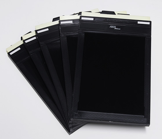 フィディリティ　キャビネ判　フイルムホルダー　アメリカ製　（中古品）　1点限り 優良品 FIDELITY 5×7 フィルムホルダー 5枚