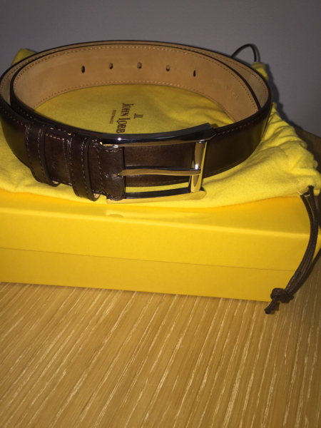 新品 john lobb ジョンロブ ベルト 80 j.m davidson weston