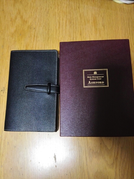 ASHFORD アッシュフォード　未使用　手帳カバー　システム手帳