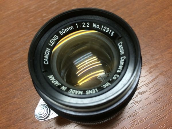 希少 CANON キャノン 50mm F2.2 オールドレンズ LEICA Lマウント 希少