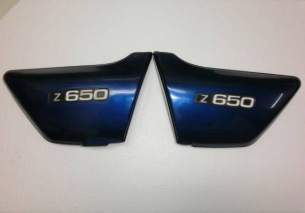 K443 当時物 純正 Z650 右サイドカバー 0065 検) ザッパー 750FX Z1 Z2