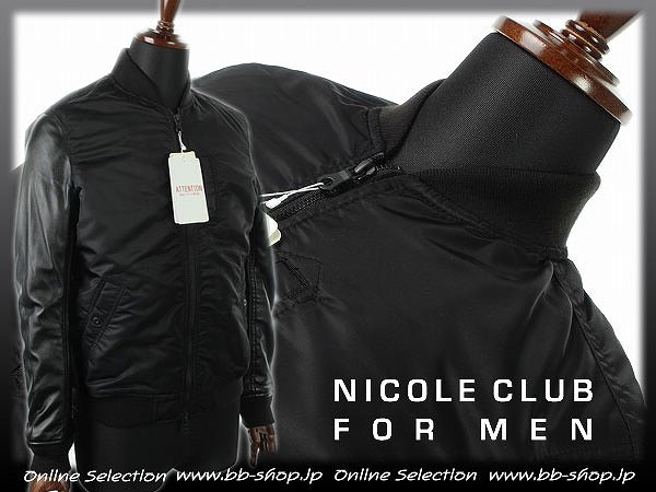 NICOLE CLUB FOR ニコルクラブフォーメン MEN ラムレザーシングル MEN 