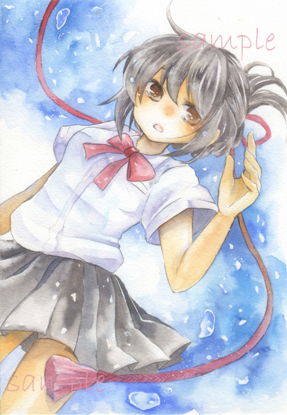 同人手描きイラスト 君の名は 宮水三葉 組紐縁 手描きイラスト 売買されたオークション情報 Yahooの商品情報をアーカイブ公開 オークファン Aucfan Com