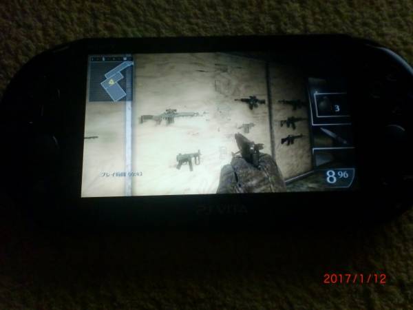 PlayStation VITA Wi-Fi ブラック PCH-2000 ZA11 ソフトCOD付