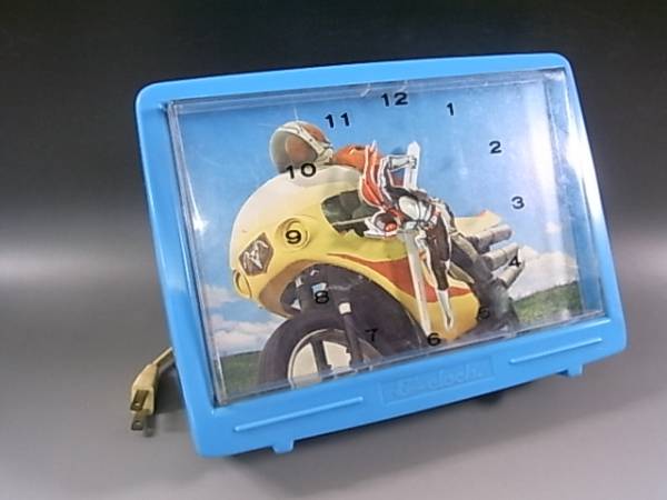 ビンテージ】任天堂 電気時計 仮面ライダー 当時物 使用可1971 ,画像は