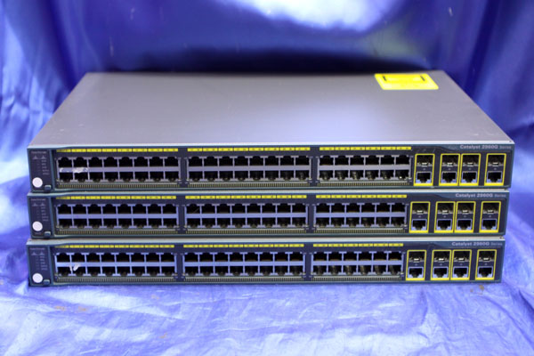 3台入荷/CISCO Catalyst WS-C2960G-48TC-L(Ver 各々) 10423S