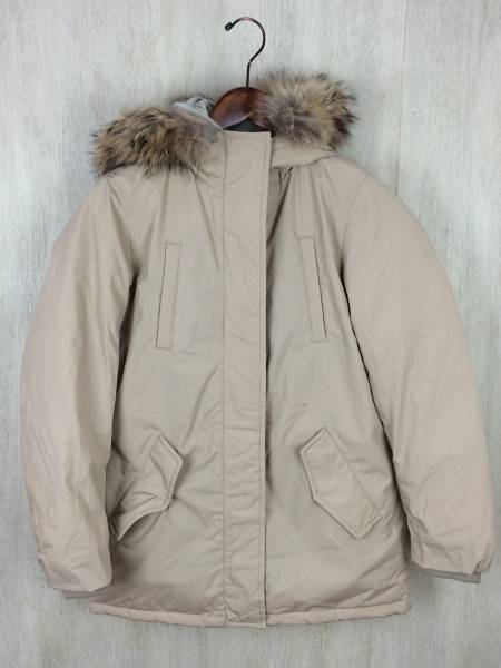 FRAMeWORK◆ロングダウンジャケット/38/ポリエステル/BEG