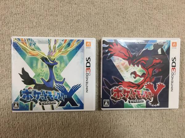ポケモンXYセット(ニンテンドー3DS用ソフト) 中古品 動作確認済み
