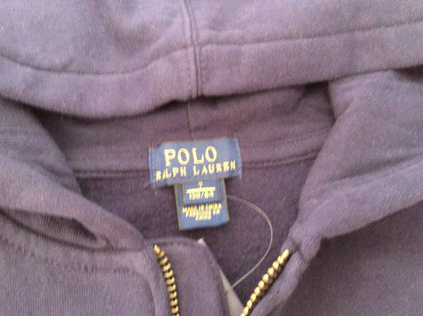 ラルフローレン　男の子用　130　ネイビー パーカー