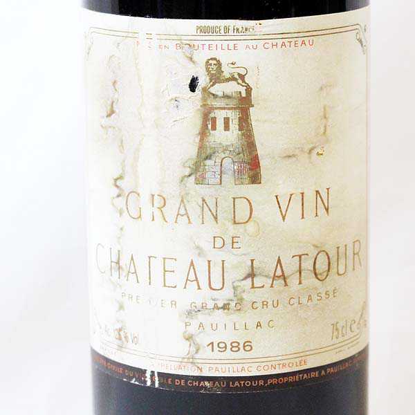 0 シャトー ラトゥール CHATEAU LATOUR（シャトー ラトゥール）1986