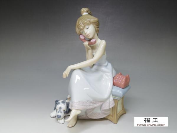 ◇美品◇ LLADRO リヤドロ 5466 ≪ 大事な電話 ≫ y32 【公式通販】