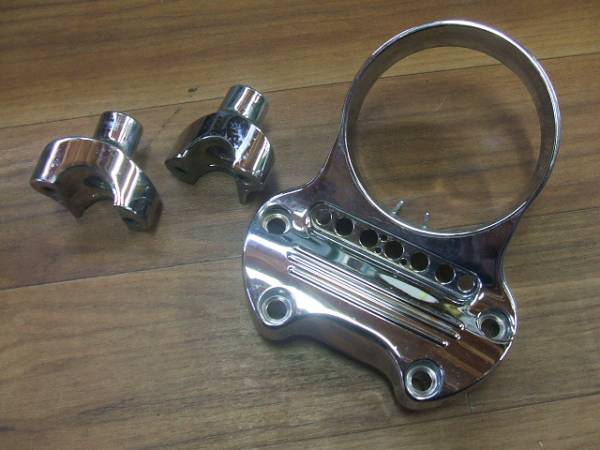 ハーレーダビットソン XL1200Ｌ■純正 メーターステー/ハンドルクランプ■55846-05