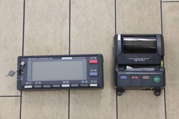 YAZAKI 　タクシーメーター とプリンター とETC 車載器セット YAZAKI タクシーメーター アロフレンド23Z マルチプリンターⅣ-MF(計器