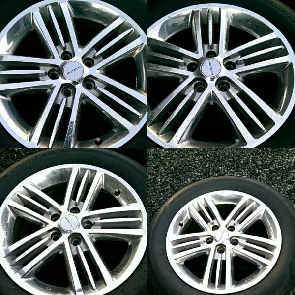 美品 E51 エルグランド ライダー オーテック 純正ホイール ガリ傷無し メッキ タイヤ付き4本セット 日産純正ホイール AUTECH E51 エルグランド ２１５&frasl;６０R１７