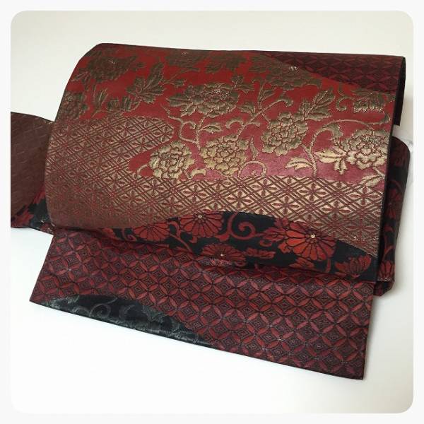 美品 未使用 正絹 作り帯 簡単装着 やまと商品 中古品