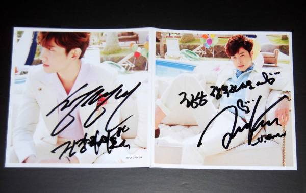 東方神起★直筆サイン入り・日本シングル「OCEAN」CD+DVD