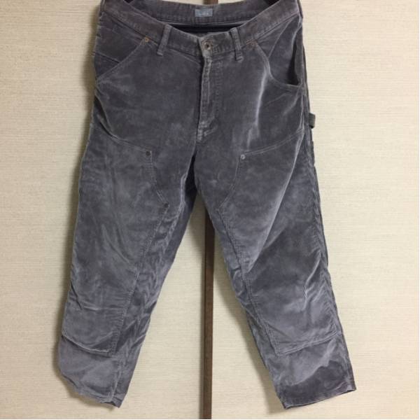 kolor コーデュロイ クロップドパンツ サイズ3 グレーベージュ