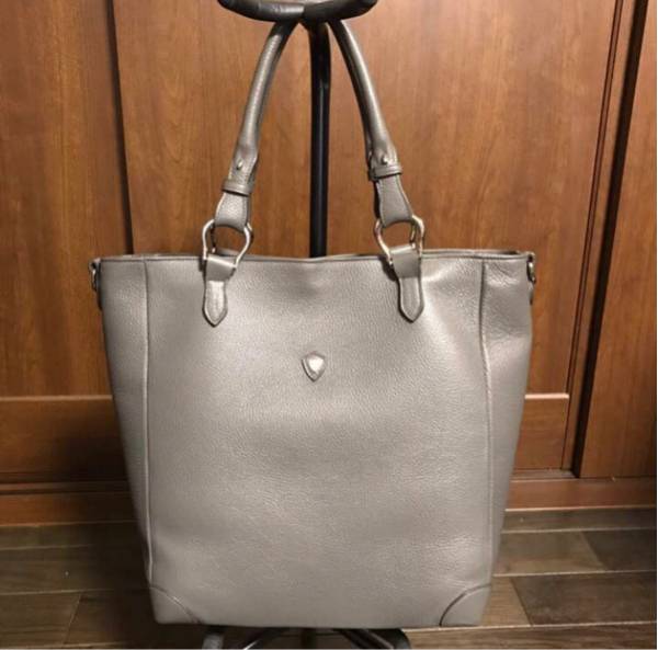 CHAMBORD SELLIER BOURRE グレー トート バッグ