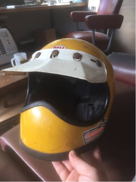 BELL MOTOSTAR モトスター ヘルメット バイザー付き 中古 モトクロス フルフェイス