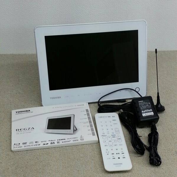 ジャンク□東芝 REGZA ポータブルブルーレイプレーヤー SD-BP1000WP