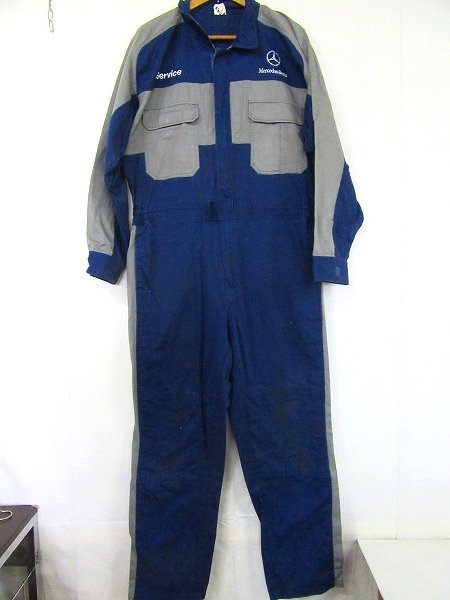 f610-6 希少★メルセデスベンツつなぎLL/作業着ツナギメカニック