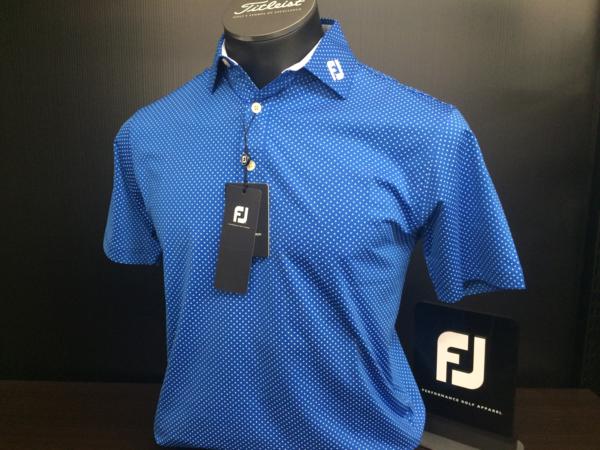 半額セール☆フットジョイ S51 22357 Xプリントライルシャツ L