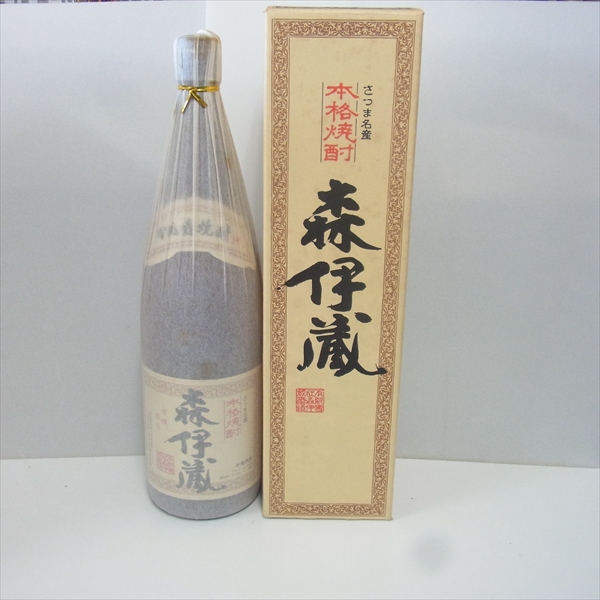 059○本格焼酎 森伊蔵 箱付き 1800ml(3-3) アルコール 食品、飲料