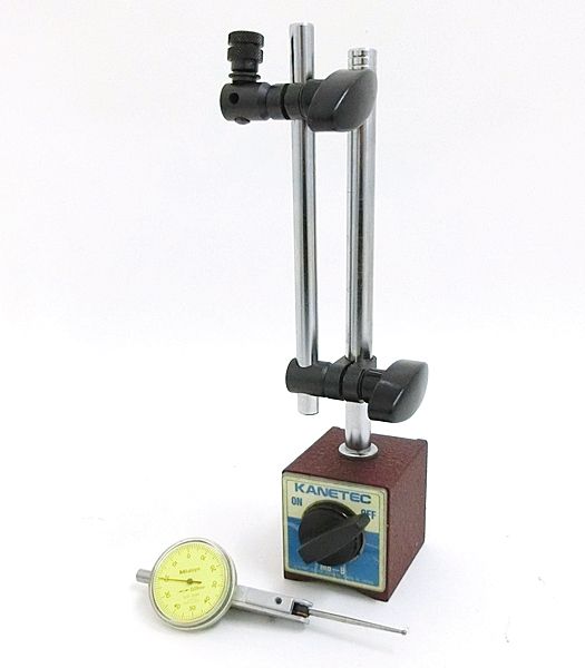ミツトヨ テストインジケータ 513-215F TI-23FH ＆ カネテック マグネットベース MB-B