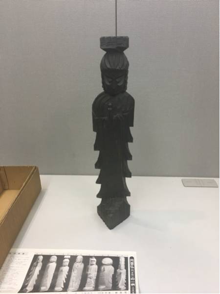 時代木彫□円空仏（円正作）聖観音 仏教美術 彫刻