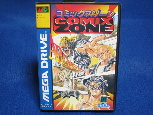 セガ メガドライブ コミックスゾーン MD ROMカセット