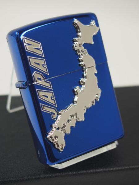 Zippo ラピスブルー 日本地図 - メルカリ JAPANメタル Lighter ZIPPO 