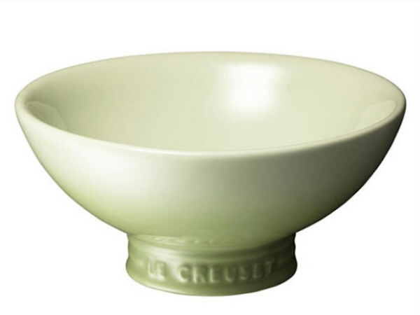 ルクルーゼ　ワサビ　茶碗　新品