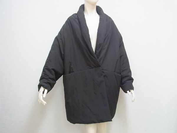 1円～ Col Pierrot コルピエロ 中綿コート ジャケット 黒 アパルトモン ドゥーズィエムクラス ダウン風 ビッグシルエット コクーン 5948f