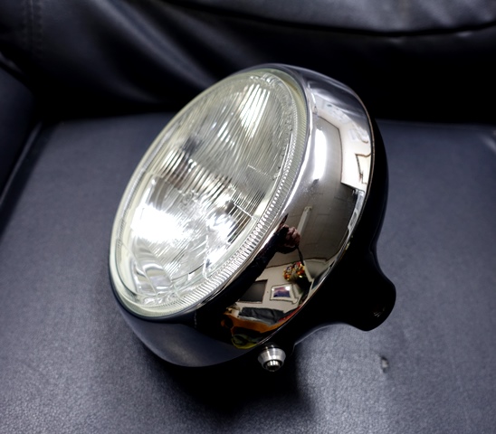 CIBIE 162π 凹み ヘッドライト CB FT KH SS シビエ CIBIE シビエ 凹み ヘッドライト 当時物 cb400f ヨンフォア gs KH等に