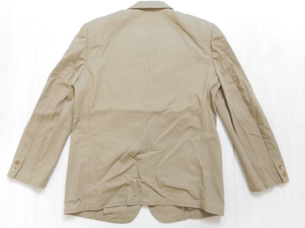 a1028◆Mademoiselle NON NON SPORTS 2Bテーラードジャケット◆マドモアゼルノンノンスポーツ パパス ベージュ色 コットン綿9B