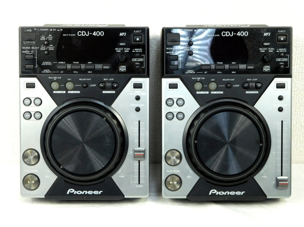 Pioneer CDJ-400 デジタル DJ CD プレイヤー 2台セット M2303125